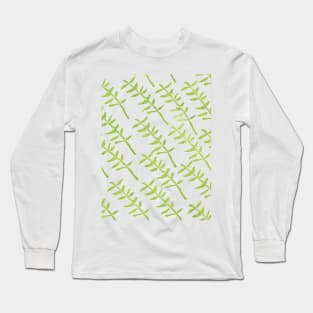 Green Branches Long Sleeve T-Shirt